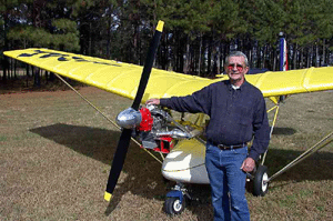 2-blade Ultra Prop 2 ultralight propeller installed and ready to fly